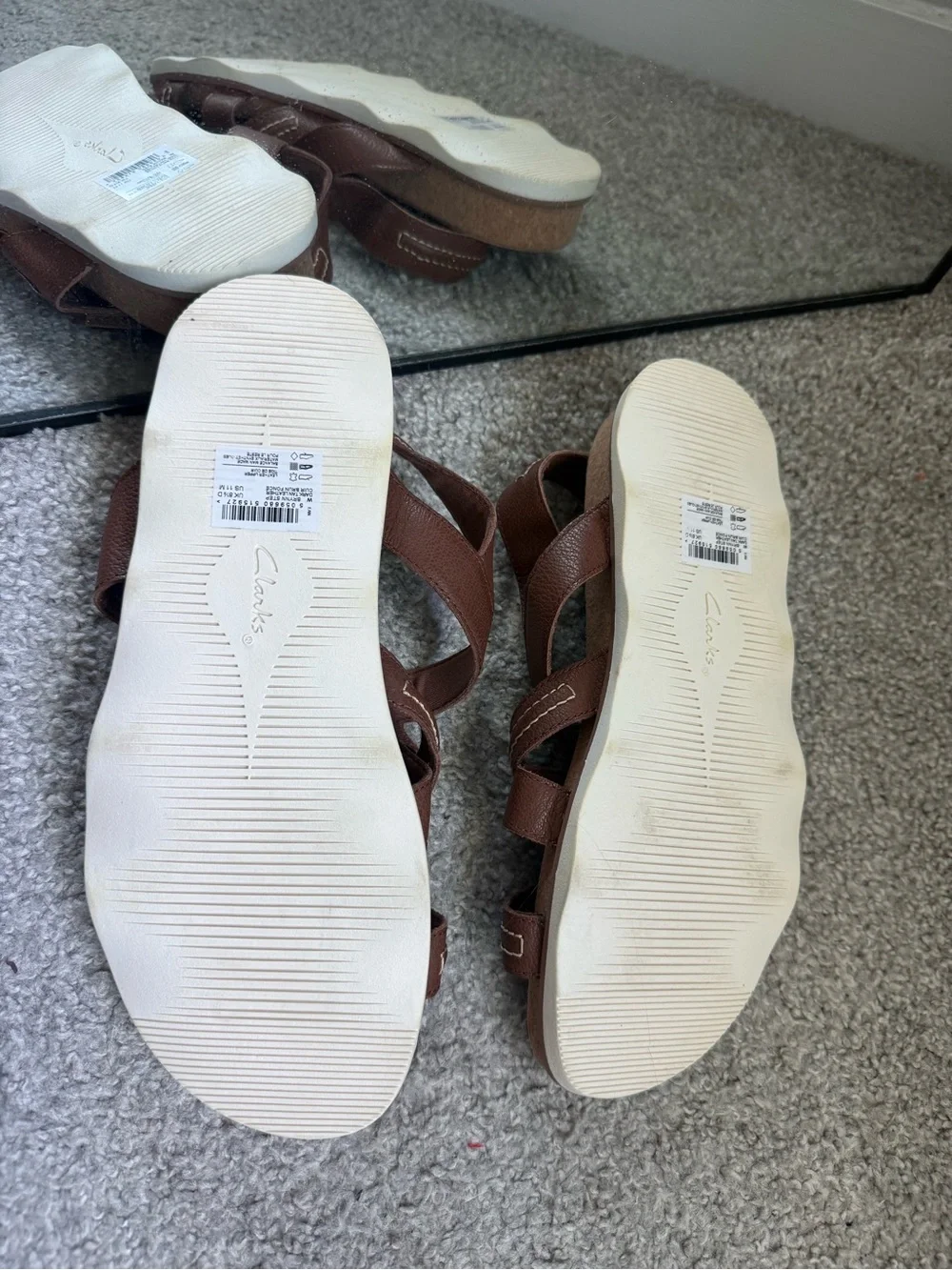 Clarks Collection Adjustable Sandals - Brynn Step